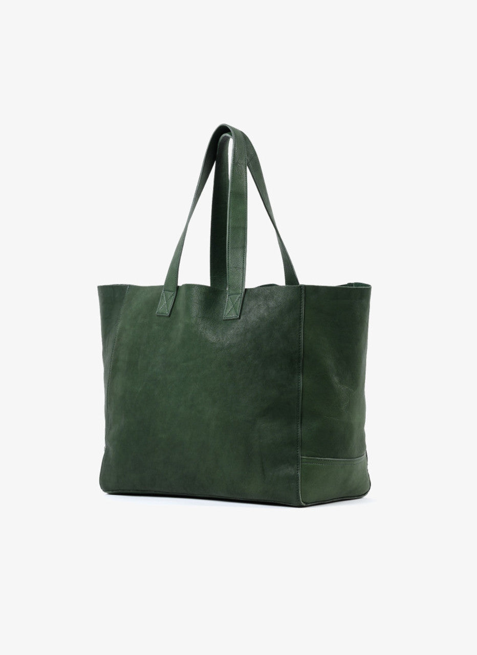 Open Tote in Green